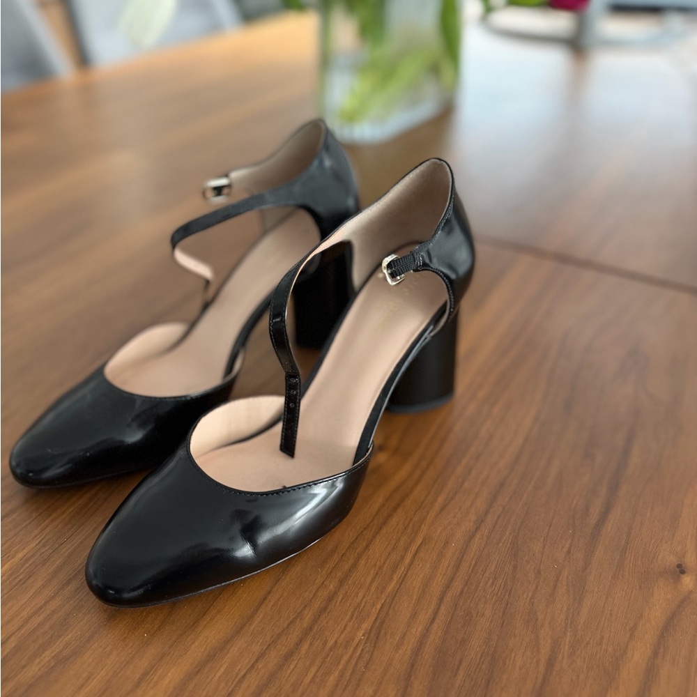 Kate Spade Black Patent Leather Heels